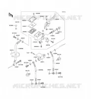 FRONT MASTER CYLINDER for Kawasaki ZZR600 2004