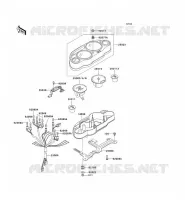 METERS for Kawasaki ZZR600 2004