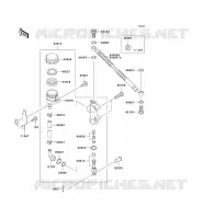 REAR MASTER CYLINDER for Kawasaki ZZR600 2004