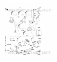 SWITCH   REFLECTORS for Kawasaki ZZR600 2004