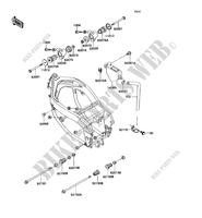 FRAME PARTS (COUVERTURE) for Kawasaki ZXR750 1989