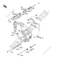 FRAME PARTS (COUVERTURE) for Kawasaki ZXR750 1989