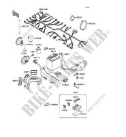 CHASSIS ELECTRICAL EQUIPMENT for Kawasaki ZXR750 1989