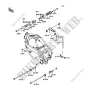 FRAME PARTS (COUVERTURE) for Kawasaki ZXR750 1990