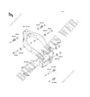 FRAME PARTS (COUVERTURE) for Kawasaki ZXR750 1993