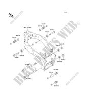 FRAME PARTS (COUVERTURE) for Kawasaki ZXR750 1995