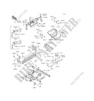 FRAME PARTS (COUVERTURE) for Kawasaki MULE 4000 2014