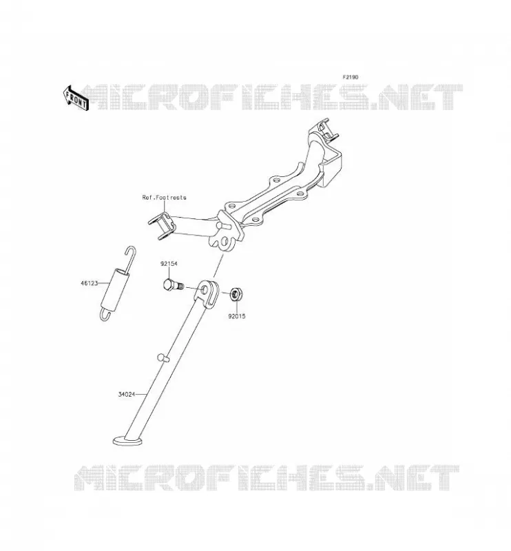 STAND Kawasaki TOUT-TERRAIN 110 2016 KLX110  KLX110CGF