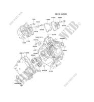 CYLINDER HEAD/CRANKCASE for Kawasaki FE MOTORS FE250G