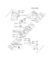 AIR FILTER/EXHAUST for Kawasaki FS MOTORS FS541V