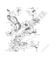FRAME PARTS (COUVERTURE) for Kawasaki VERSYS 1000 2016