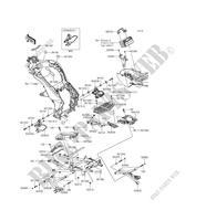 FRAME PARTS (COUVERTURE) for Kawasaki VERSYS 1000 2016