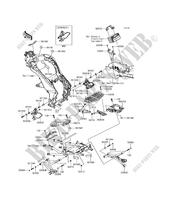FRAME PARTS (COUVERTURE) for Kawasaki VERSYS 1000 2017