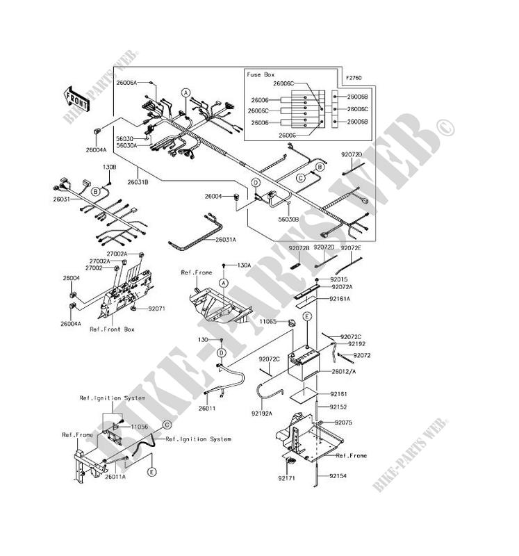 CHASSIS ELECTRICAL EQUIPMENT for Kawasaki MULE PRO-FXT 2017