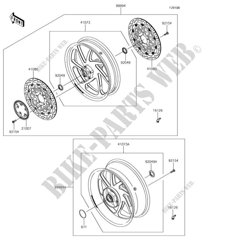 ACCESSORY(Marchesini Wheel) for Kawasaki NINJA ZX-10R 2018 