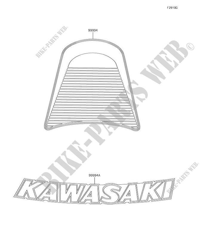 ACCESSORY(DECALS) for Kawasaki Z900RS CAFE 2018