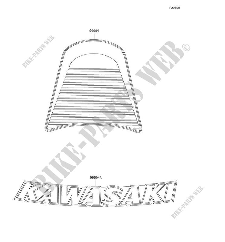 ACCESSORY(DECALS) for Kawasaki Z900RS 2018