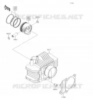 CYLINDER   PISTON  for Kawasaki KLX110L 2018