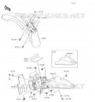 FENDER for Kawasaki KLX110L 2018