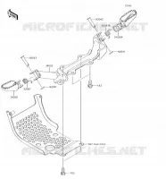 FOOTREST for Kawasaki KLX110L 2018