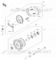 FRONT HUB for Kawasaki KLX110L 2018