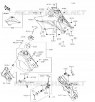FUEL TANK for Kawasaki KLX110L 2018