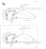 LABELS for Kawasaki KLX110L 2018