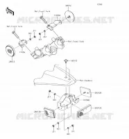 REFLECTOR(CN) for Kawasaki KLX110L 2018