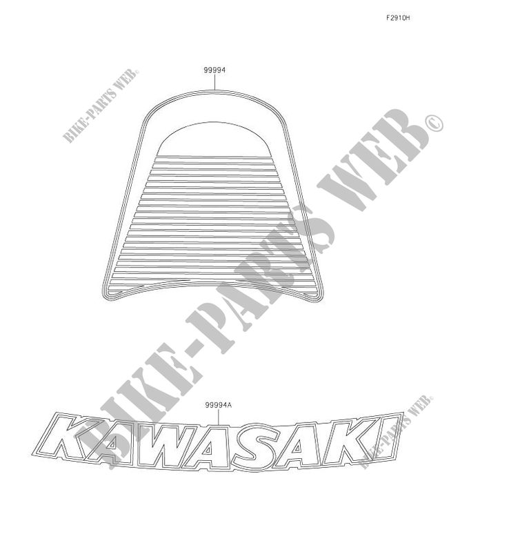 ACCESSORY(DECALS) for Kawasaki Z900RS CAFE 2019