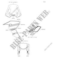 DECALS(White)(CKF/CLF) for Kawasaki VERSYS 1000 2020