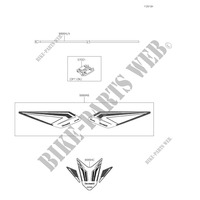 ACCESSORY(Decals) for Kawasaki Z400 2021