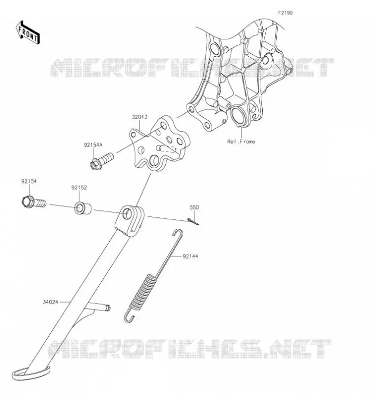 STAND(s) Kawasaki MOTOS 400 2021 Z400  ER400DMFNN