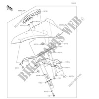 ACCESSORY (COUVRE SELLE) for Kawasaki Z900 2021