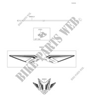 ACCESSORY(DECALS) for Kawasaki Z400 2022