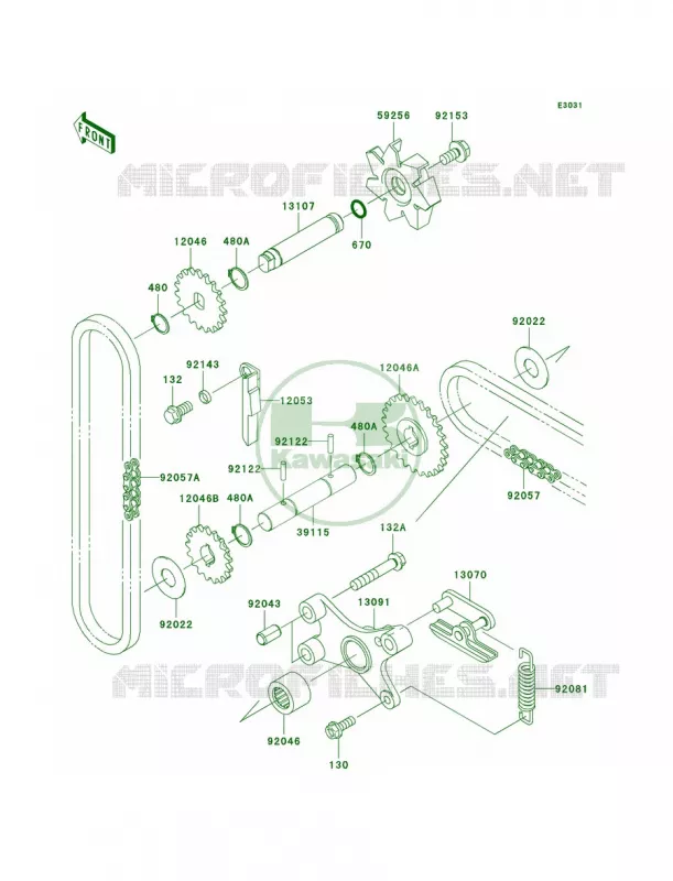 Water Pump Kawasaki MOTOS 1500 2006 Vulcan 1500 Classic  VN1500T6F