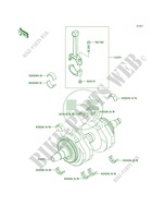 Crankshaft for Kawasaki W650 2001
