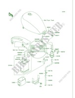 Fuel Evaporative SystemCA for Kawasaki Vulcan 750 2001