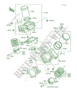 CylinderPistons for Kawasaki Vulcan 750 1997