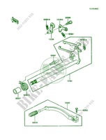 Gear Change Mechanism for Kawasaki LTD 1987