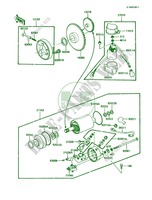 Starter Motor for Kawasaki LTD 1987