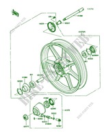 Front Wheel for Kawasaki 454 LTD 1986