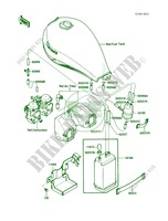 Fuel Evaporative System for Kawasaki 454 LTD 1986