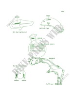 DecalsGrayWhiteACF for Kawasaki Versys 1000  2012