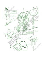 Carburetor Parts for Kawasaki ZZR1200 2003