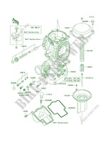 Carburetor Parts for Kawasaki ZZR1200 2002