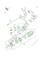 Gear Change DrumShift Forks for Kawasaki ZRX1100 2000